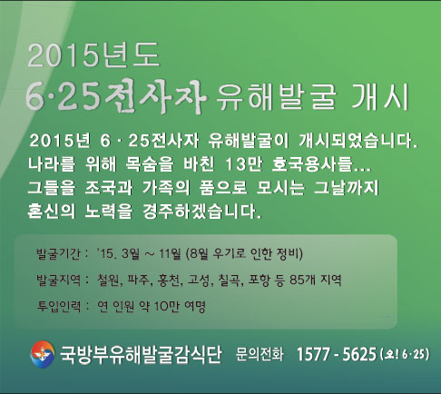 2015년 발굴개시